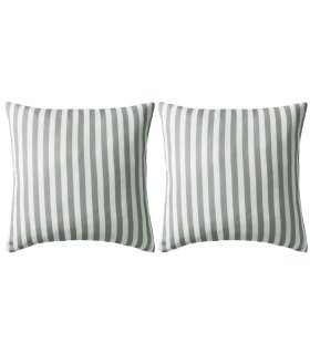 Cojines para exterior a rayas 45x45 cm gris 2 unidades