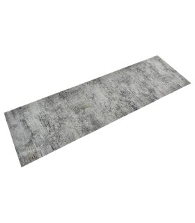 Alfombra de cocina lavable terciopelo aspecto hormigón 60x180cm