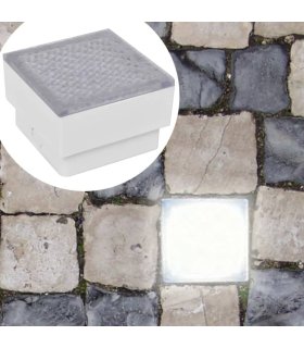 Focos empotrables LED 6 uds 100x100x68 mm