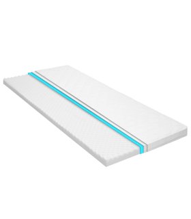 Sobrecolchón 100x200 cm espuma de gel frio 6 cm perfil huevo
