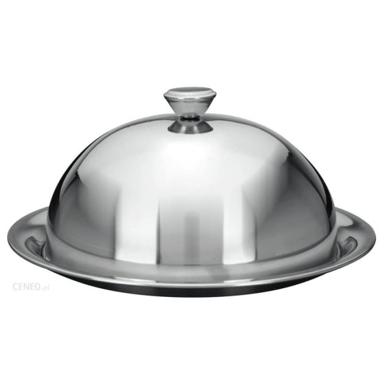 Excellent Houseware Campana de cristal con plato acero