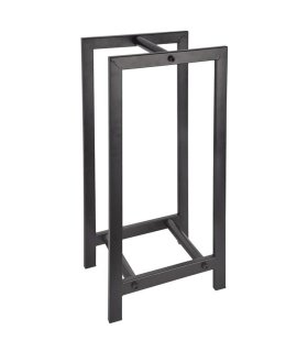 Esschert Design firewood holder in black