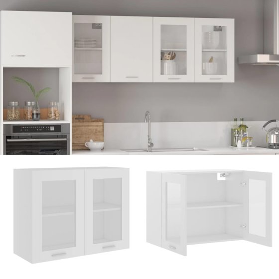 Armario colgante cocina “Lyon” contrachapada blanco