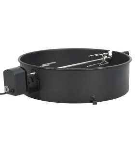 Kit de anillo asador de barbacoa negro 57 cm