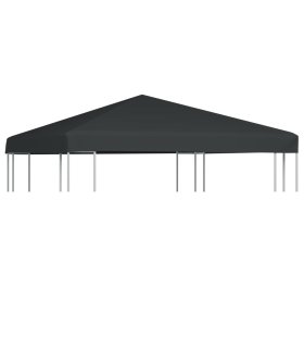 Toldo de cenador 310 g/m² 3x3 m gris