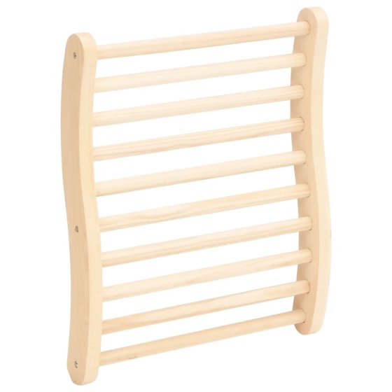 Respaldo de sauna de madera maciza de pino