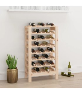 Botellero madera maciza de pino - Muebles de Vino