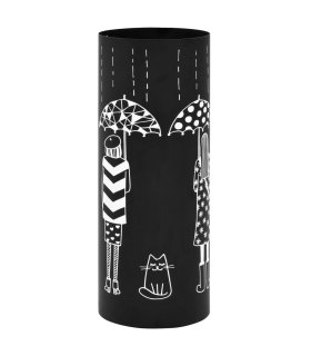 Paragüero diseño mujeres acero negro