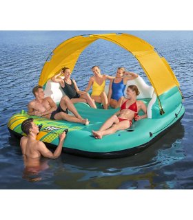 Bestway Colchoneta inflable para 5 personas Sunny Lounge 291x265x83 cm
