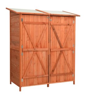 Caseta para herramientas de jardín - Abeto macizo