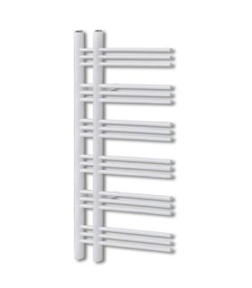 Radiador toallero de baño en forma de E 600 x 1200 mm