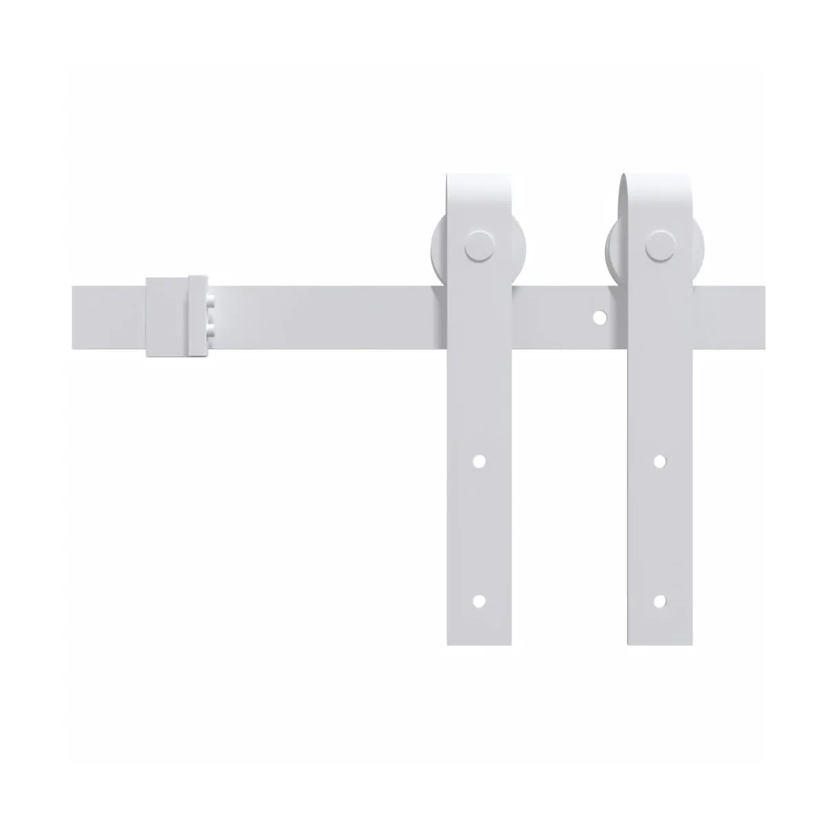 Puerta corredera con herrajes madera maciza de pino 100x210 cm