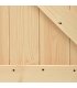 Puerta corredera con herrajes madera maciza de pino 80x210 cm