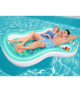 Bestway Colchoneta hinchable Double Designer 224x174 cm