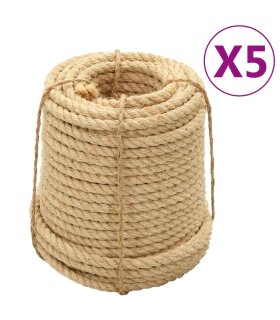 Cuerdas de sisal 5 uds 14 mm 100 m
