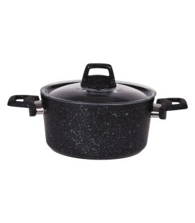 Excellent Houseware Cacerola con tapa aluminio 2,7 L