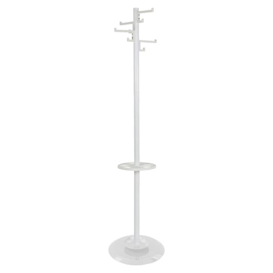 V-Part Perchero de pie con 8 ganchos Porcelain blanco 178 cm