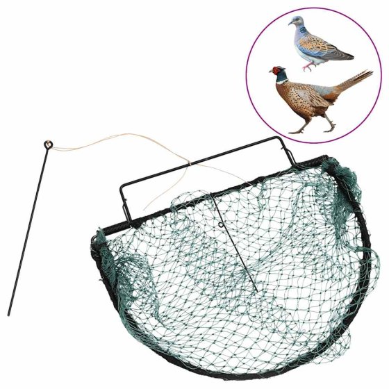 Trampa para pájaros acero verde 40 cm