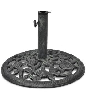 Base de sombrilla de hierro fundido 12 kg 48 cm