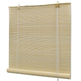 Persianas enrollables de bambú natural 150x220 cm