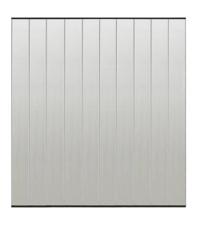 Mosquitera para puerta 10 pzas cortina de malla negro 240x240cm