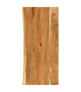 Encimera para armario tocador madera maciza acacia 140x52x2,5cm