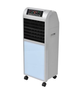 Enfriador de aire portátil 120 W 8 L 385 m³/h 37,5x35x94,5 cm