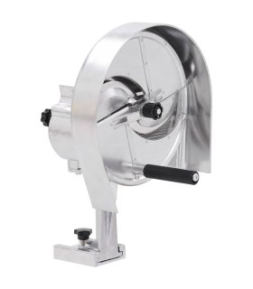 Cortador de verduras manual aluminio plateado 22x44,5 cm