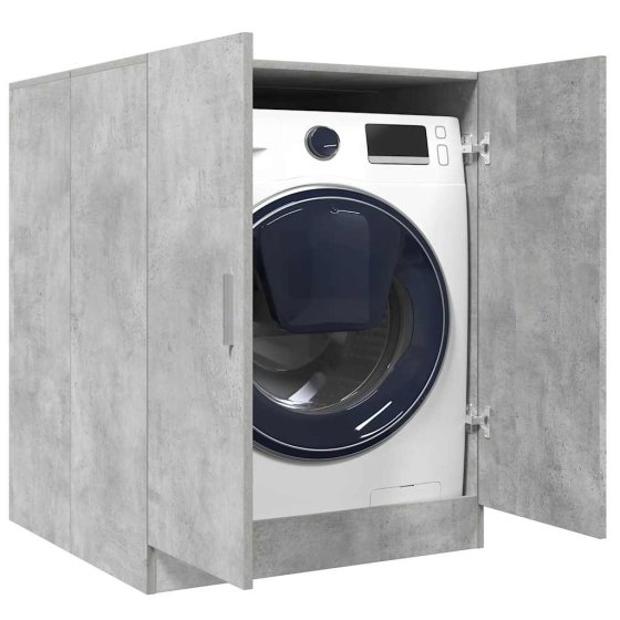 Armario de lavadora gris hormigón 71x71,5x91,5 cm