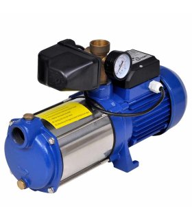 Bomba de agua inyectores con calibre 1300 W 5100 L/h azul