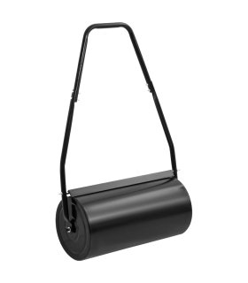 Rodillo para césped con mango acero y hierro negro 42 L