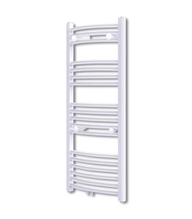Radiador toallero de baño con rieles curvados 500 x 1160 mm