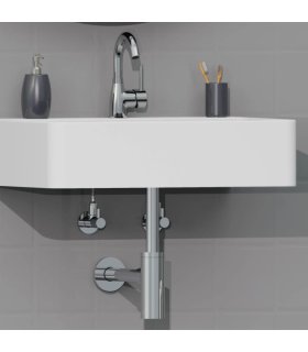 SCHÜTTE Chrome Lavabo Siphon Design