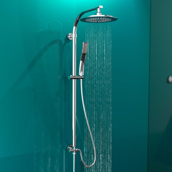 EISL STILOVAL Chrome Shower Set in Bathroom