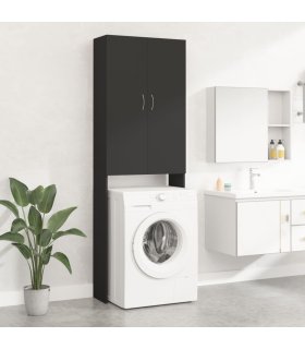 Armario de lavadora negro en categoría baño