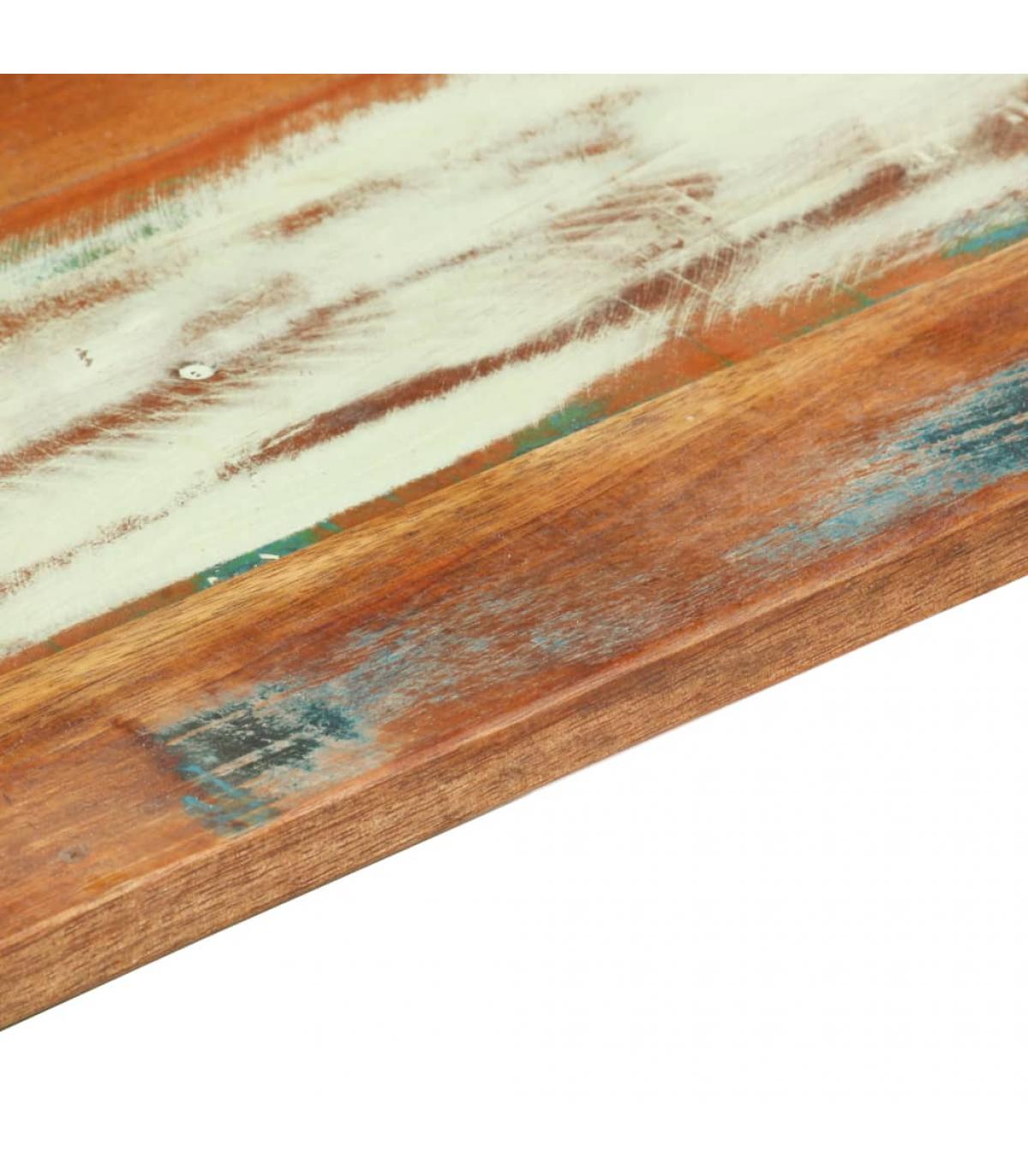 Mesa con tableros de madera