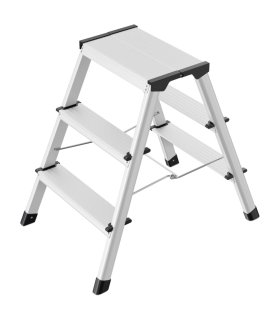 Hailo Escalera plegable L90 Step-ke 2x3 peldaños 60 cm 4443-701
