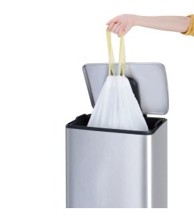 EKO Set de bolsas de basura "A" 3-6 L 24x30 piezas blanco