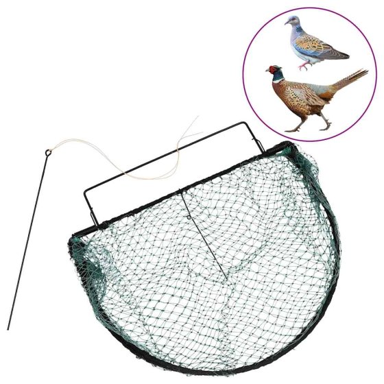 Trampa para pájaros acero verde 50 cm