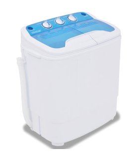 Mini lavadora con 2 tambores 5,6 kg