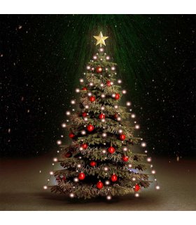 Red de luces de árbol de Navidad con 180 LEDs 180 cm