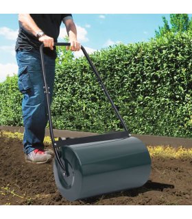 Rodillo para césped verde y negro 63 cm 50 L