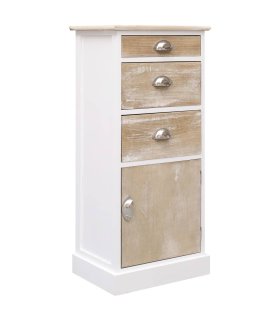 Armario auxiliar de madera de paulownia 38x28x86 cm