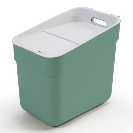 Curver Cubo de basura Ready to Collect verde menta 20 L