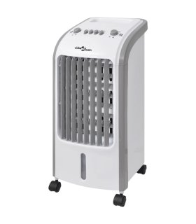 Enfriador de aire portátil 80 W 4 L 270 m³/h 25x26x56 cm