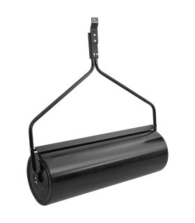 Rodillo para césped de jardín hierro negro 63 L