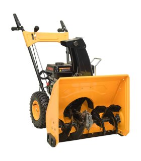 Máquina quitanieves 6,5 HP amarillo y negro