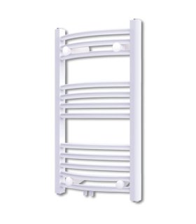 Radiador toallero de baño con rieles curvados 500 x 764 mm