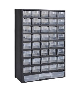 Caja de herramientas armario almacenamiento plástico 41 cajones