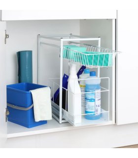 Hi Cajonera de 2 niveles blanco